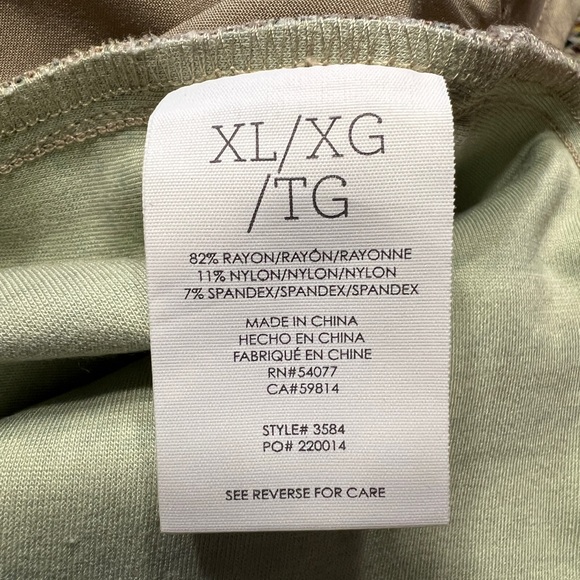 Cabi Plaid Pastime Skirt Short Elastic Pull On Style #3584 XL EUC - Picture 5 of 8